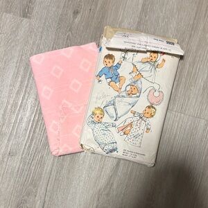 Vintage Simplicity 8066 Layette Sewing Pattern NB - 3M